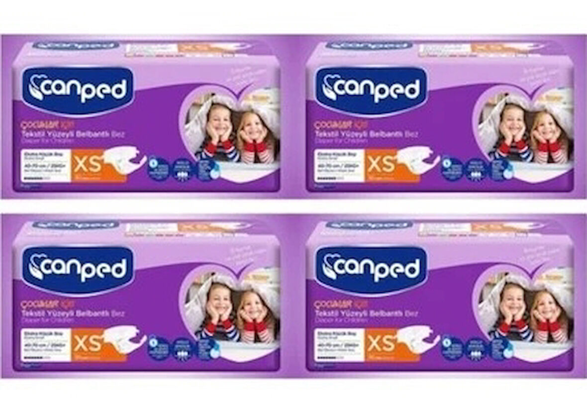Canped Belbantlı Extra Küçük Hasta Bezi 30 lu x 4 Adett