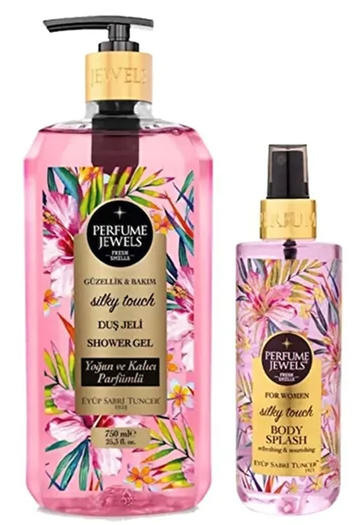 Eyüp Sabri Tuncer Silky Touch Duş Jeli 750 ml ve Vücut Spreyi 250 ml