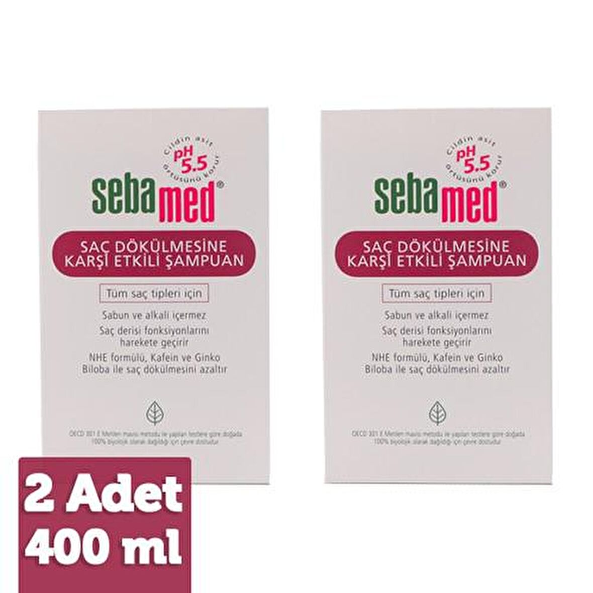 Sebamed Tüm Saçlar İçin Dökülme Karşıtı Şampuan 2x400 ml
