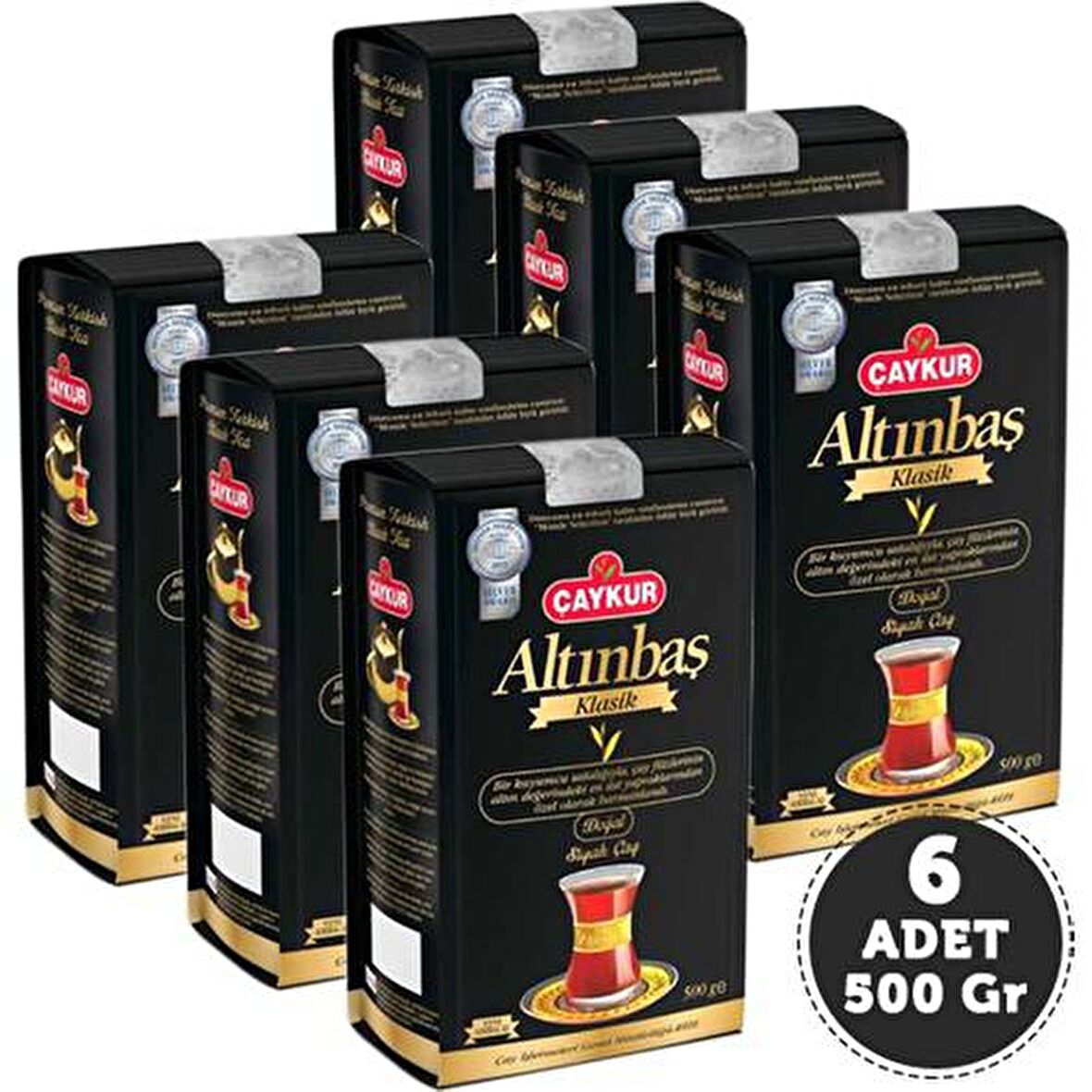 Çaykur Altınbaş Dökme Siyah Çay 6x500 gr 