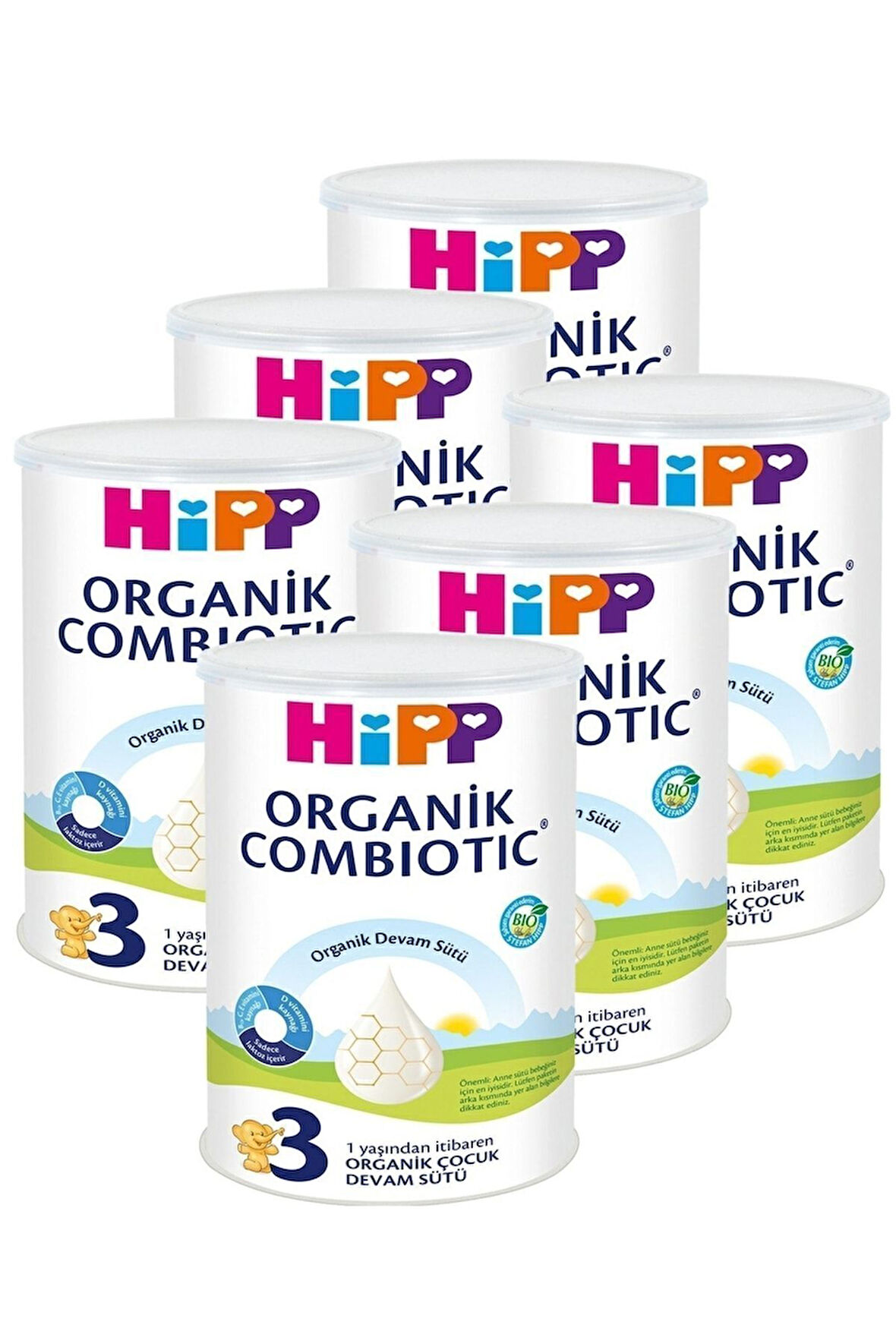 3 Organic Combiotic Devam Sütü 350 gr X 6 Adet