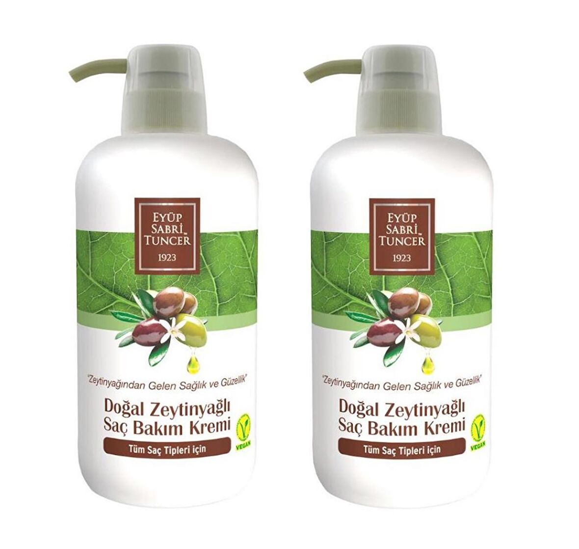 Eyüp Sabri Tuncer Zeytinyağlı Saç Kremi 600 ml X 2 Adet
