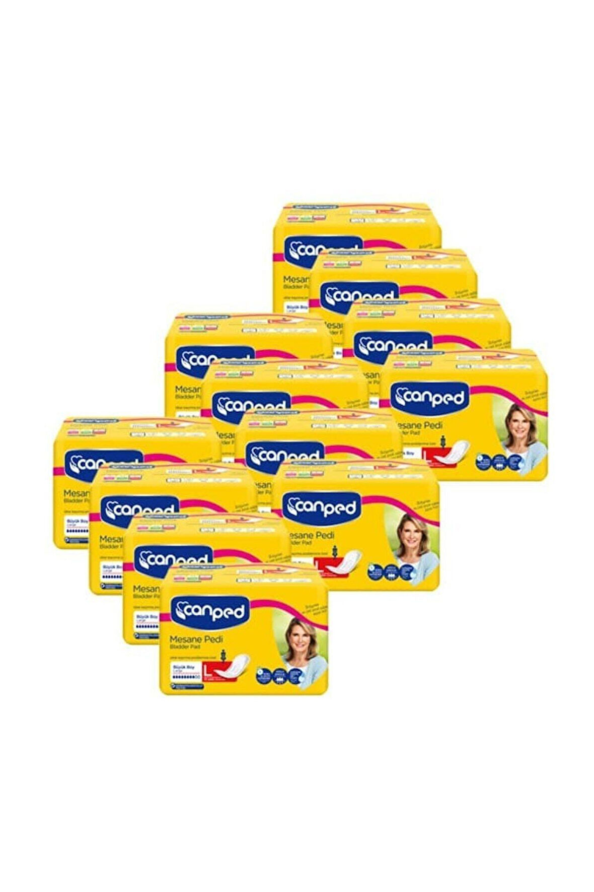Mesane Pedi Büyük 10'lu  12 Adet 120 Adet
