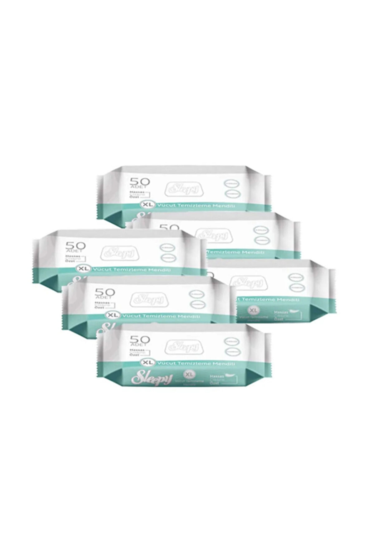 Vücut Temizleme Mendili 50 Li X 6 Adet