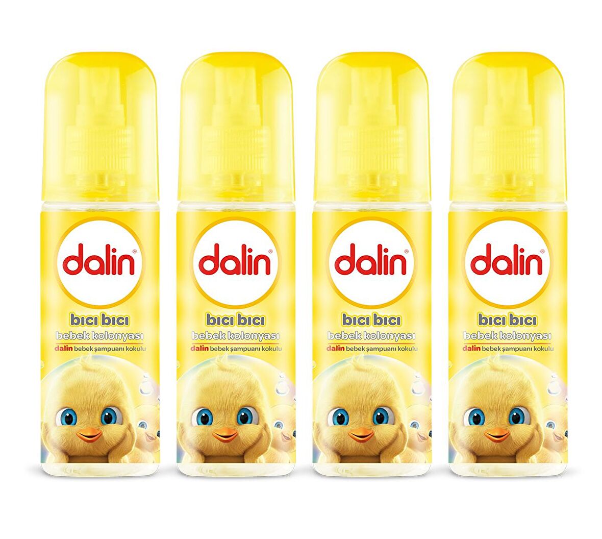 Dalin Bebek Kolonyası Bıcı Bıcı Kokusu 150 ml x 4 Adet