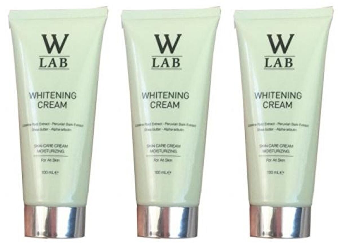W-Lab Kozmetik Whitening Tüm Cilt Tipleri İçin Cilt Tonu Eşitleme Gece-Gündüz Leke Krem  3x100 ml 