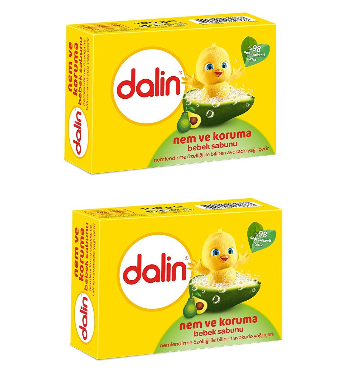 Dalin Nem &amp; Koruma Bebek Sabunu 100 gr x 2 Adet