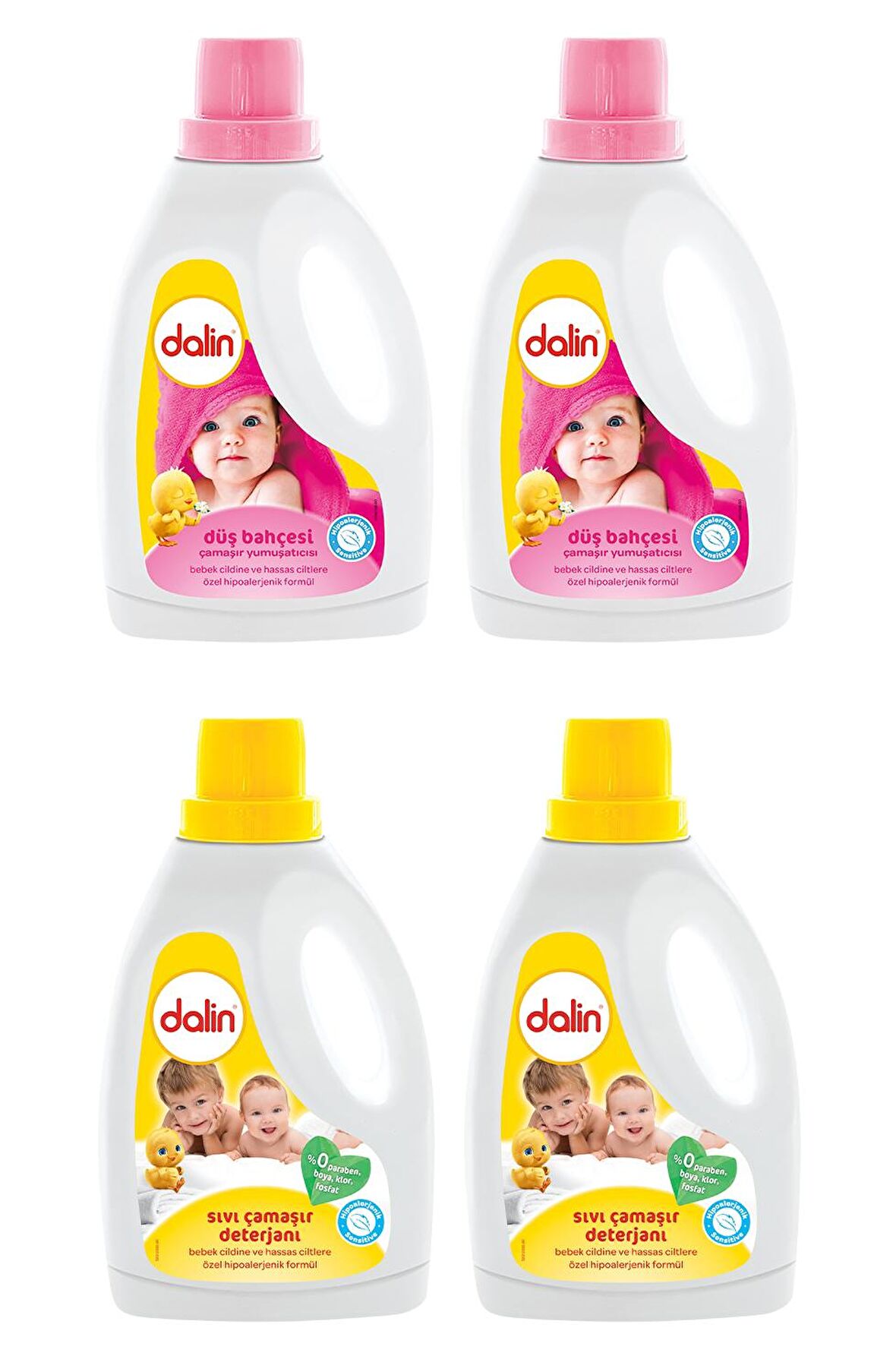 Dalin Deterjan + Yumuşatıcı Düş Bahçesi 1500 ml x 2 Adet