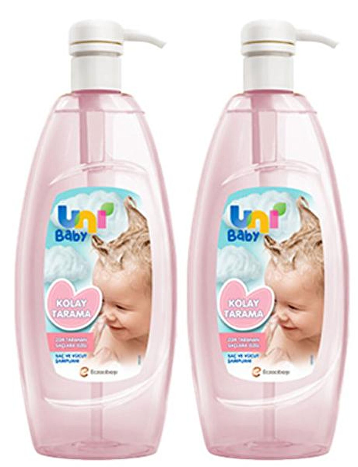 Uni Baby Kolay Tarama Saç ve Vücut Şampuanı 2x700 ml