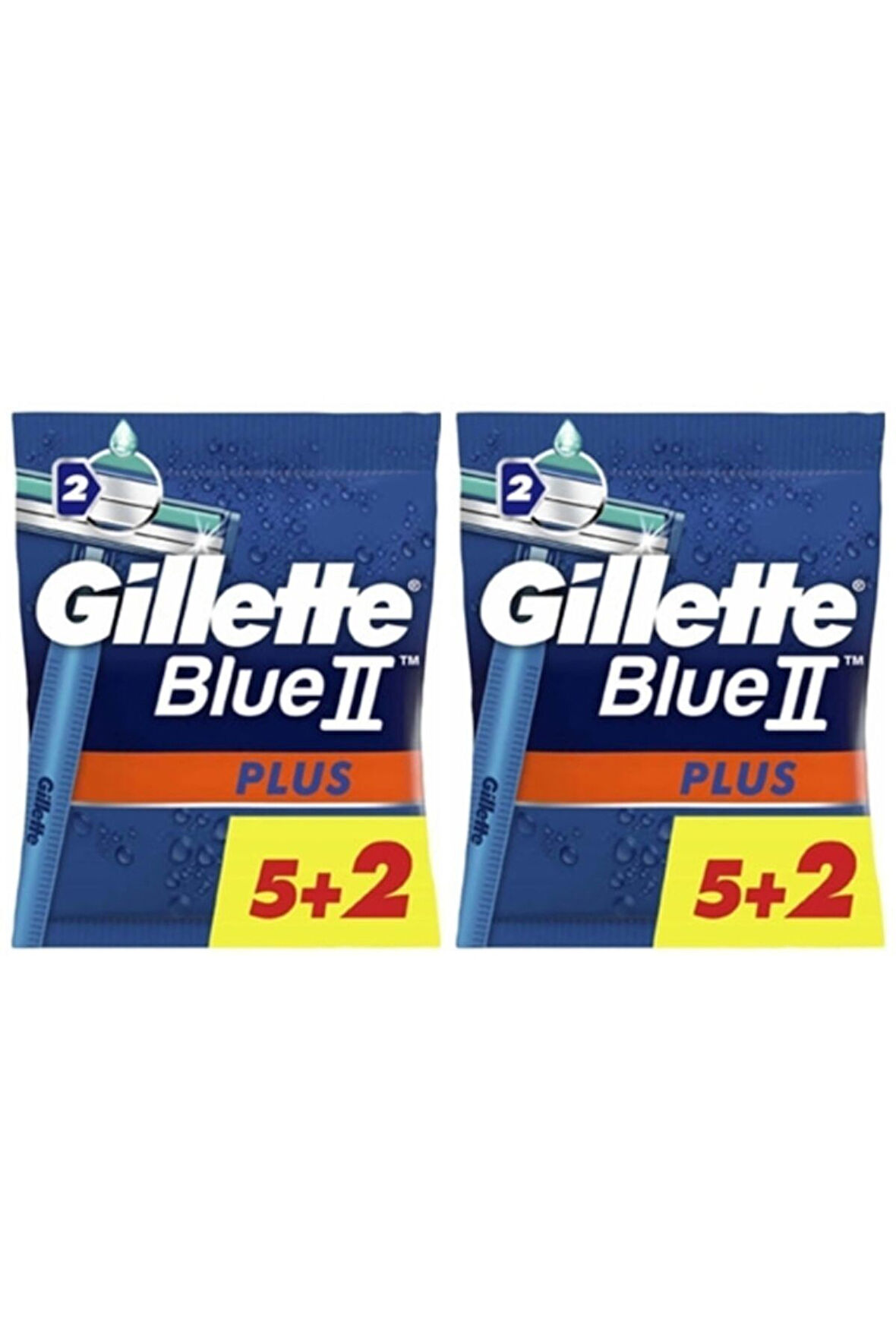 Blue2 Plus Kullan At Tıraş Bıçağı 7 Li X 2 Adet