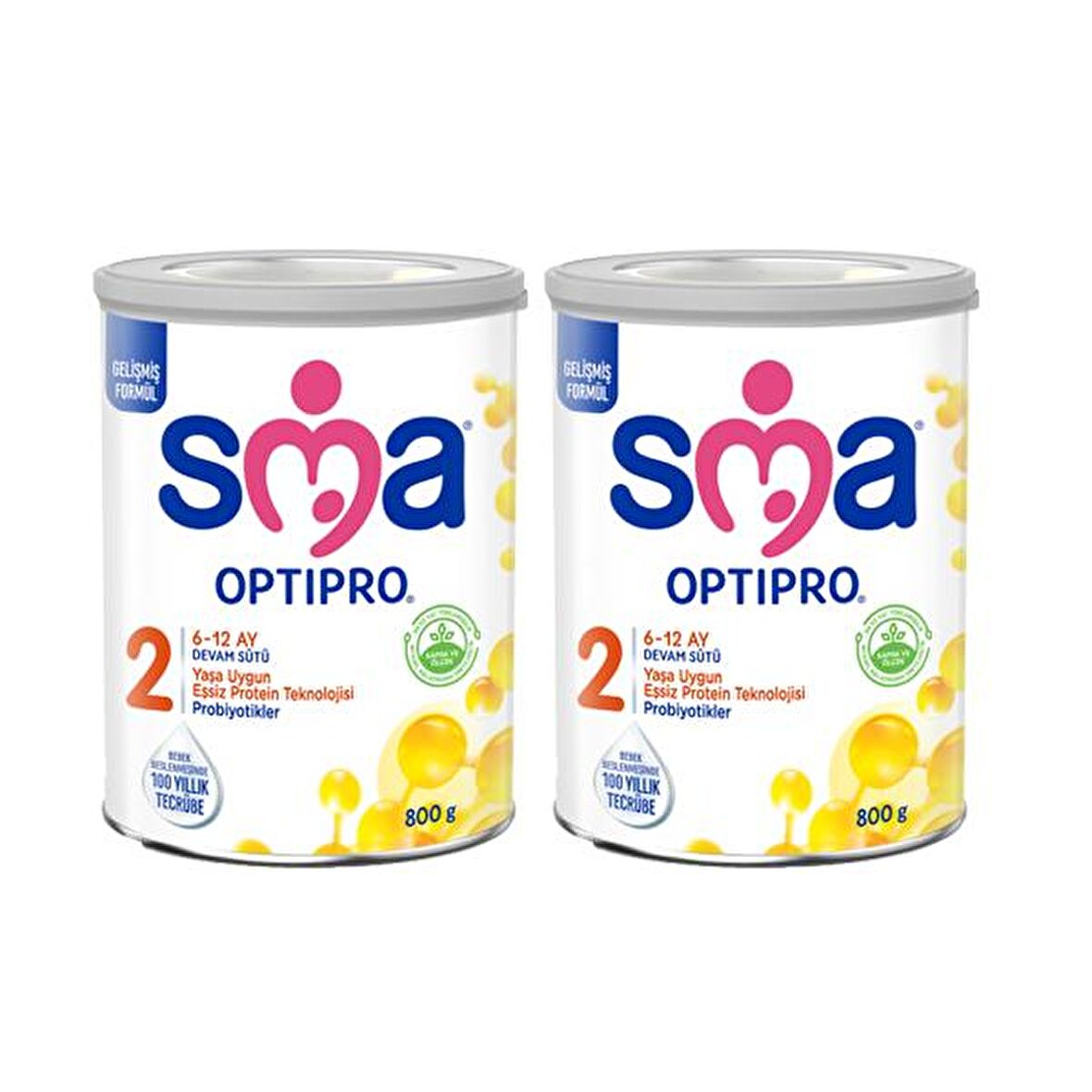 SMA 2 Optipro Probiyotik Devam Sütü 800 gr x 2 Adet