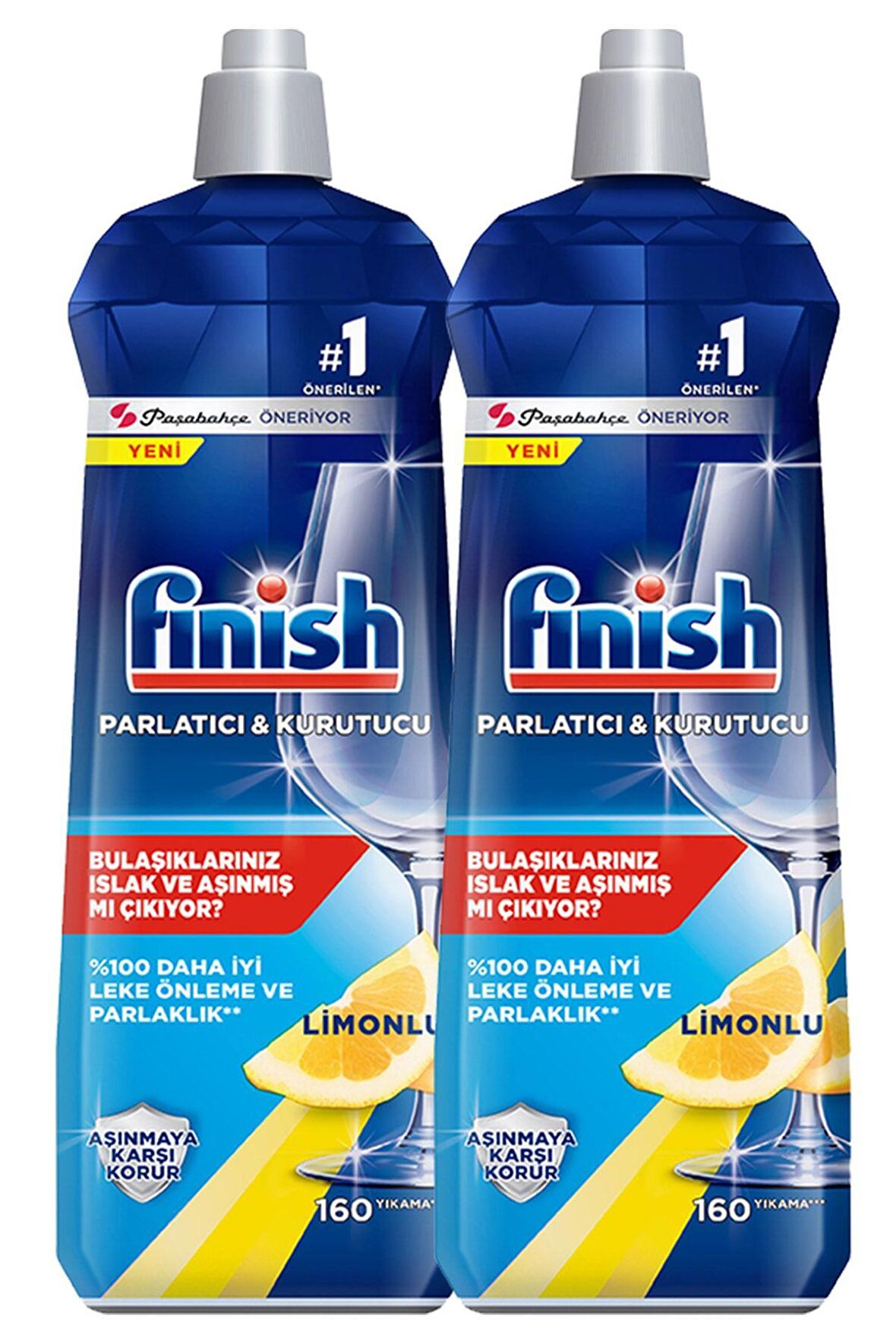 Finish Bulaşık Makinesi Parlatıcısı Limon 800 ml x 2 Adet