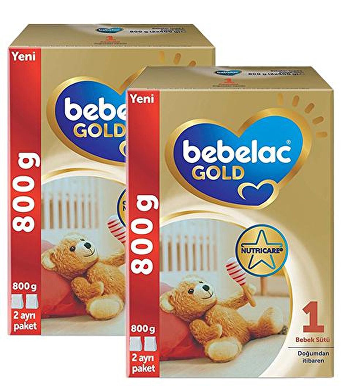 Bebelac Gold 1 Bebek Sütü 800 gr x 2 Adet