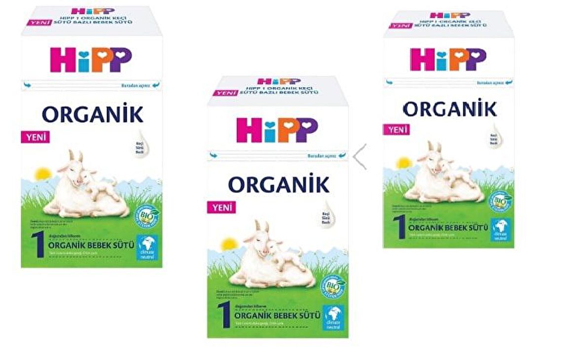 Hipp 1 Organik Keçi Sütü Bazlı Bebek Sütü 400 gr x 3 Adet