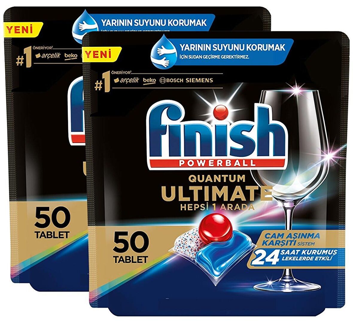 Finish Quantum Ultimate Bulaşık Makinesi Deterjanı Tableti 100 Kapsül
