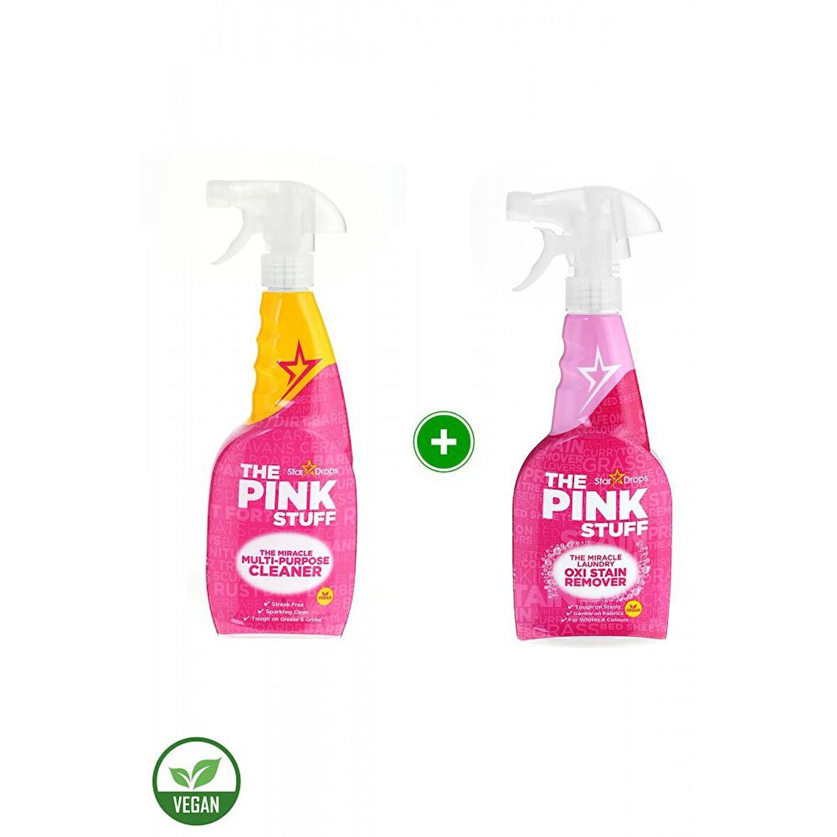 ThePinkStuff Oxi Leke Çıkarıcı Sprey 500ml+Çok Amaçlı Sprey 750 ml