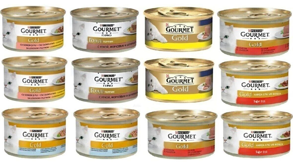 Purina Gourmet Gold Karışık Kedi Konservesi 85 gr x 12 Adet