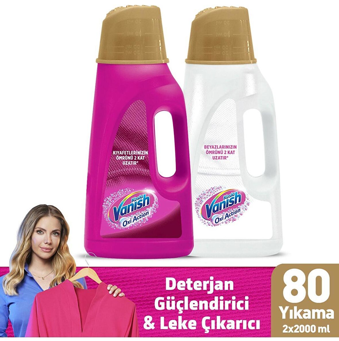Vanish Kosla Renkli ve Beyazlar İçin Sıvı Leke Çıkarıcı 4000 ml