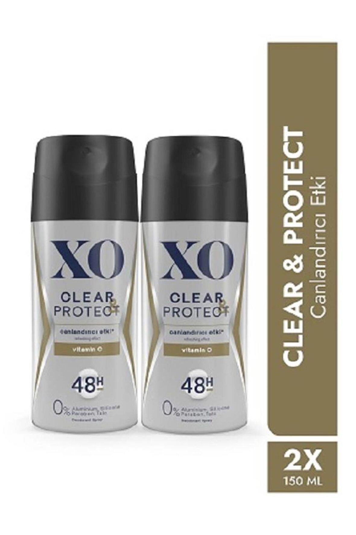 Clear&Protcet Men Deo X 2 Adet