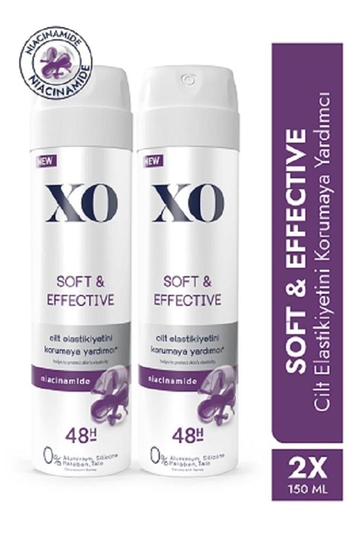 Soft&Effective Women Deo X 2 Adet