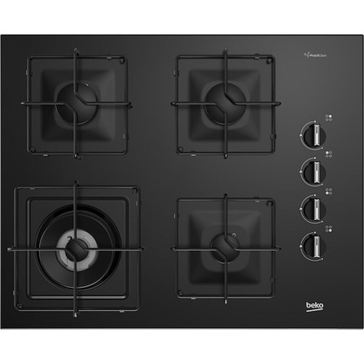 Beko BOCD K 6510 EWS Gazlı Cam Tablalı Ocak