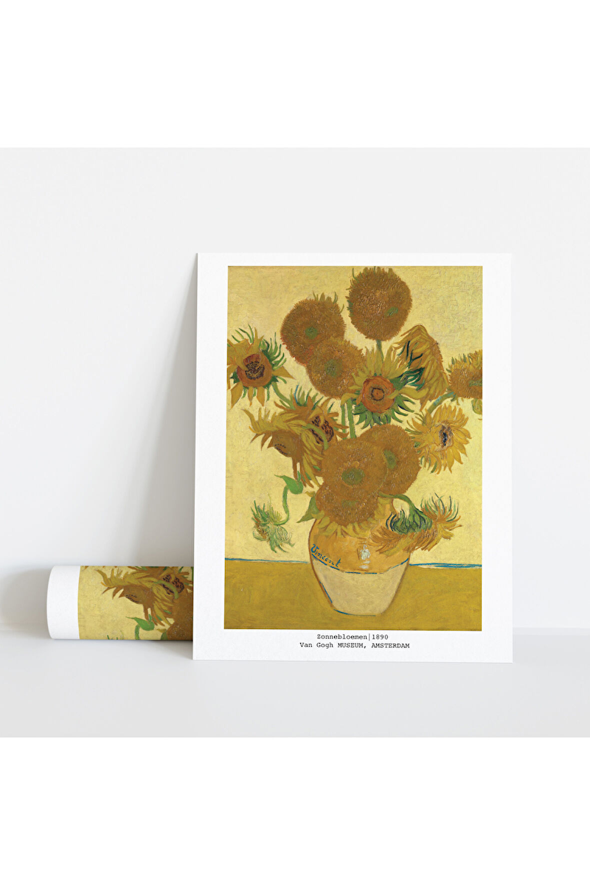 Dekoratif Çerçevesiz Poster Ayçiçekleri Vincent van Gogh