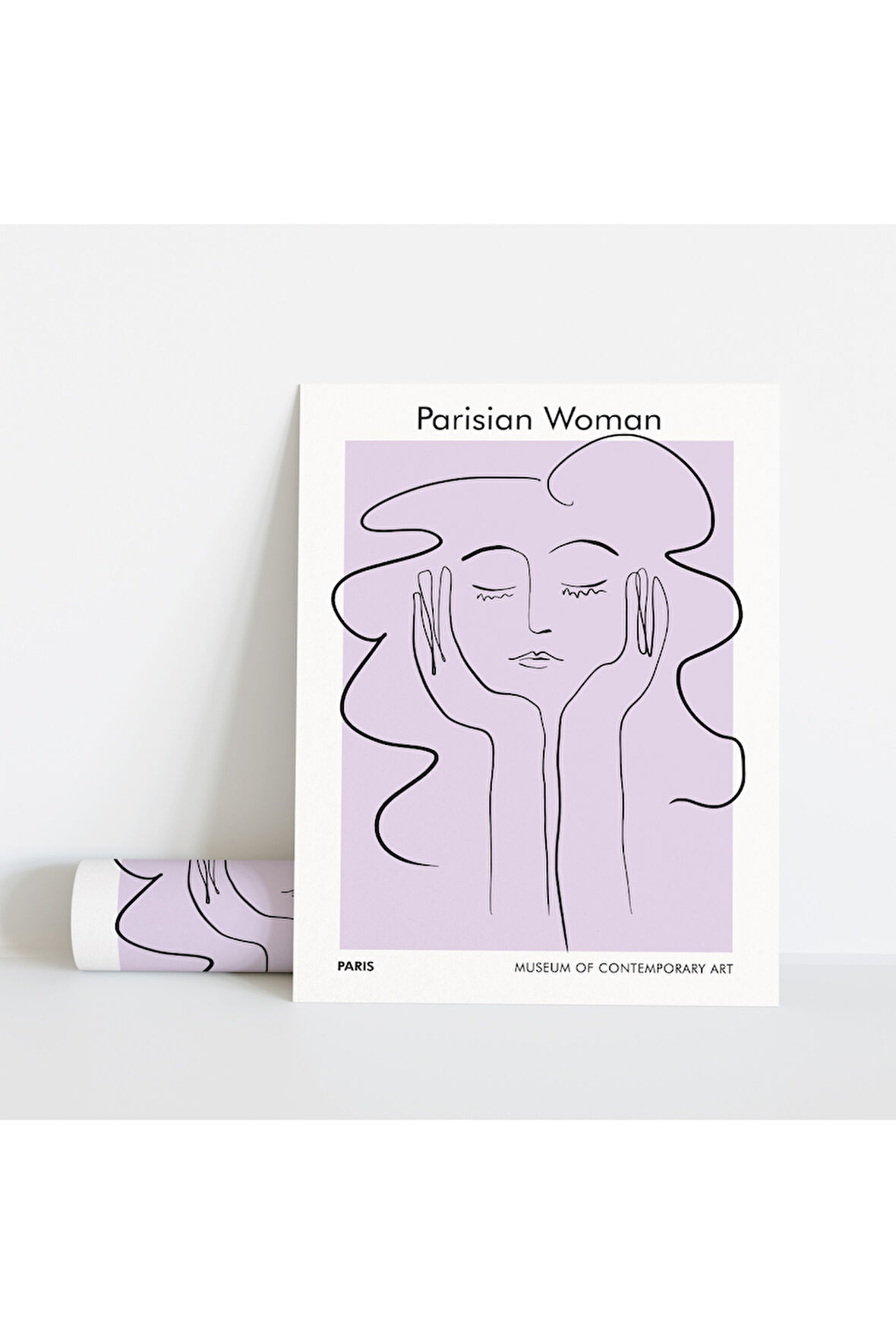 Dekoratif Çerçevesiz Poster Persian Woman Soyut Çerçevesiz Tablo