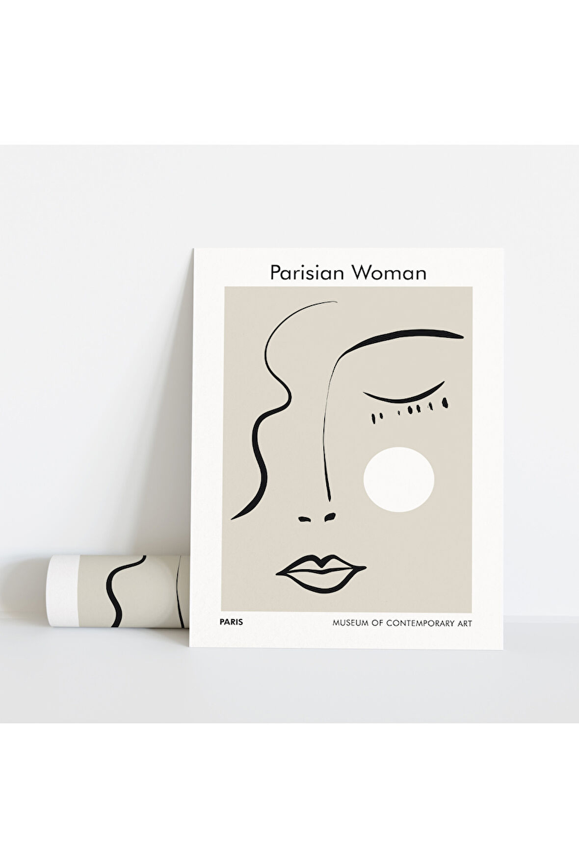 Dekoratif Çerçevesiz Poster Persian Woman su Soyut Çerçevesiz Tablo