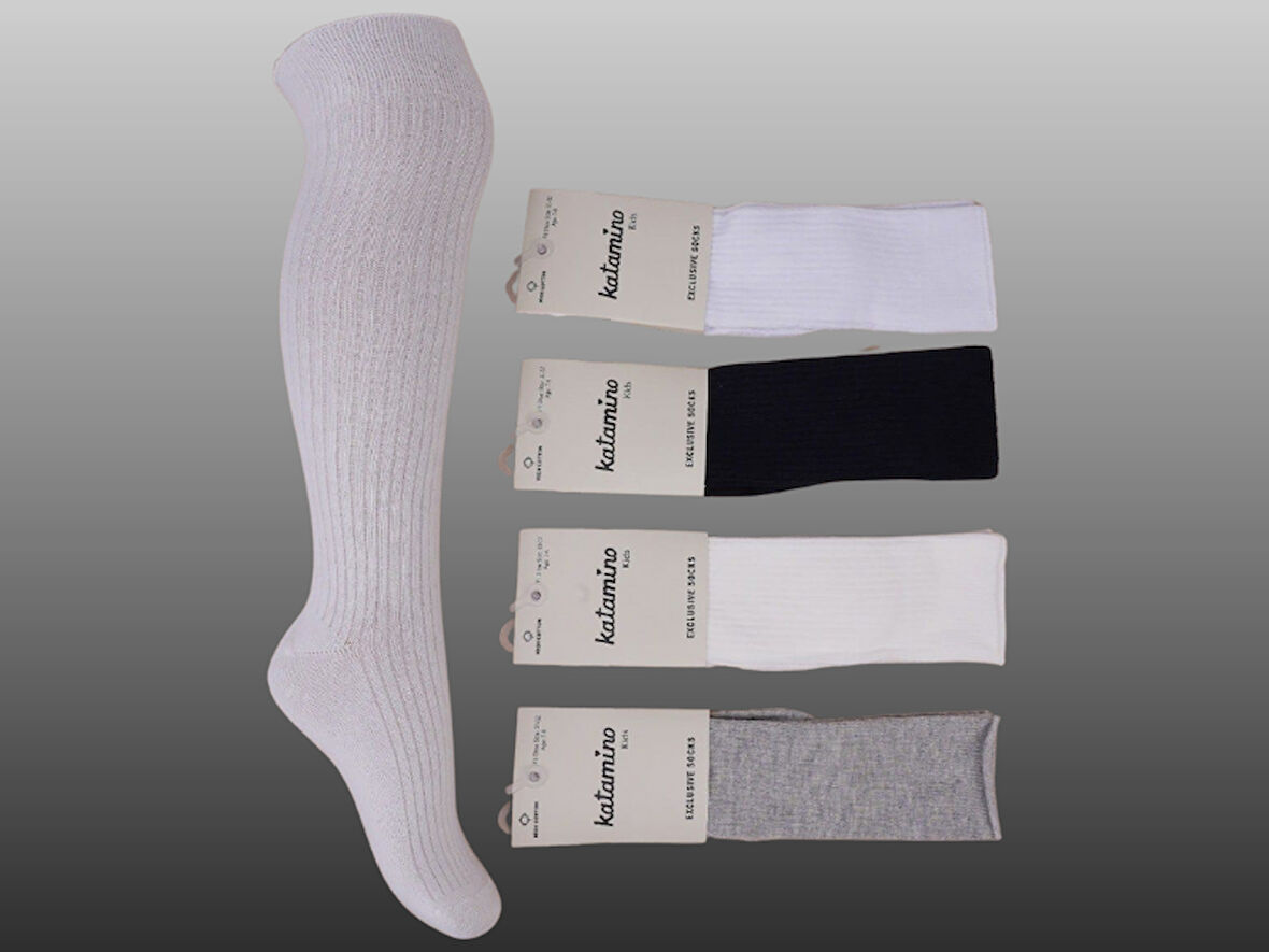 4'lü Kız Çocuk Dizüstü Çorap