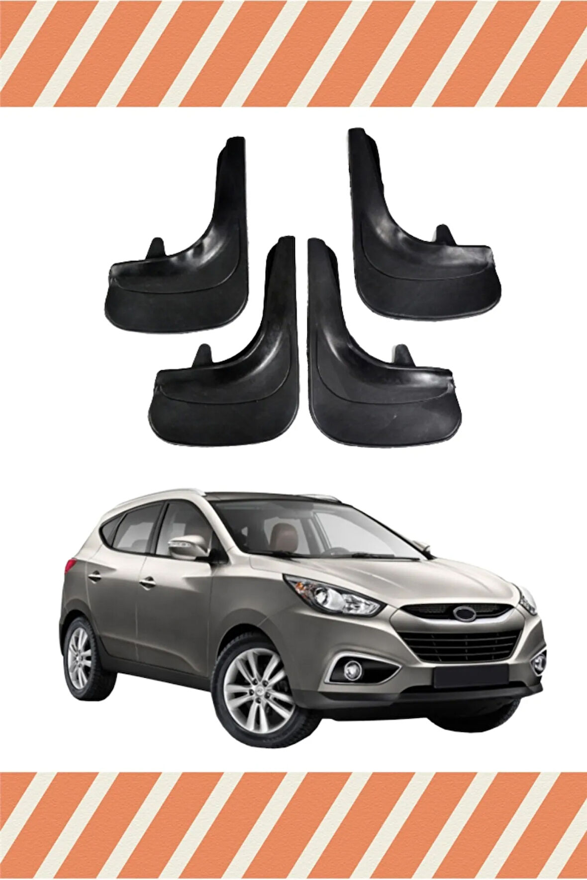 Hyundai ix35 tüm kasalar uyumlu 4’lü tozluk çamurluk paçalık