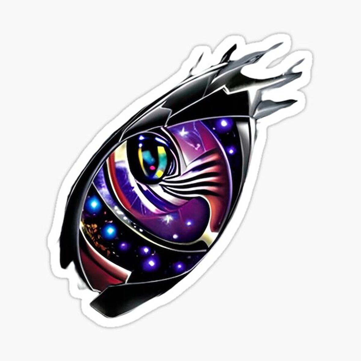 18cm Nazar Boncuğu Sticker Araba Duvar  Yapıştırma Etiket FF1