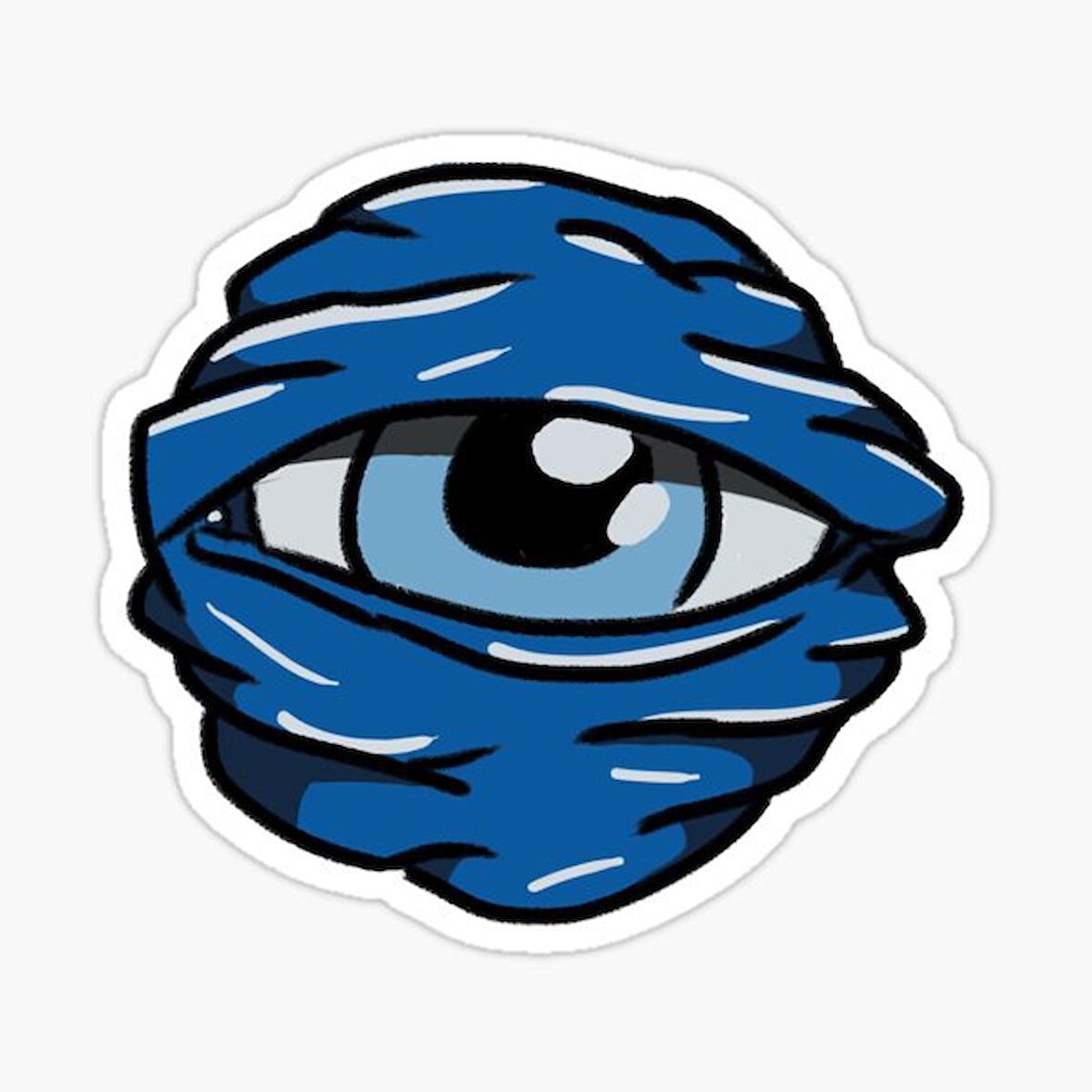 18cm Nazar Boncuğu Sticker Araba Duvar  Yapıştırma Etiket FF7