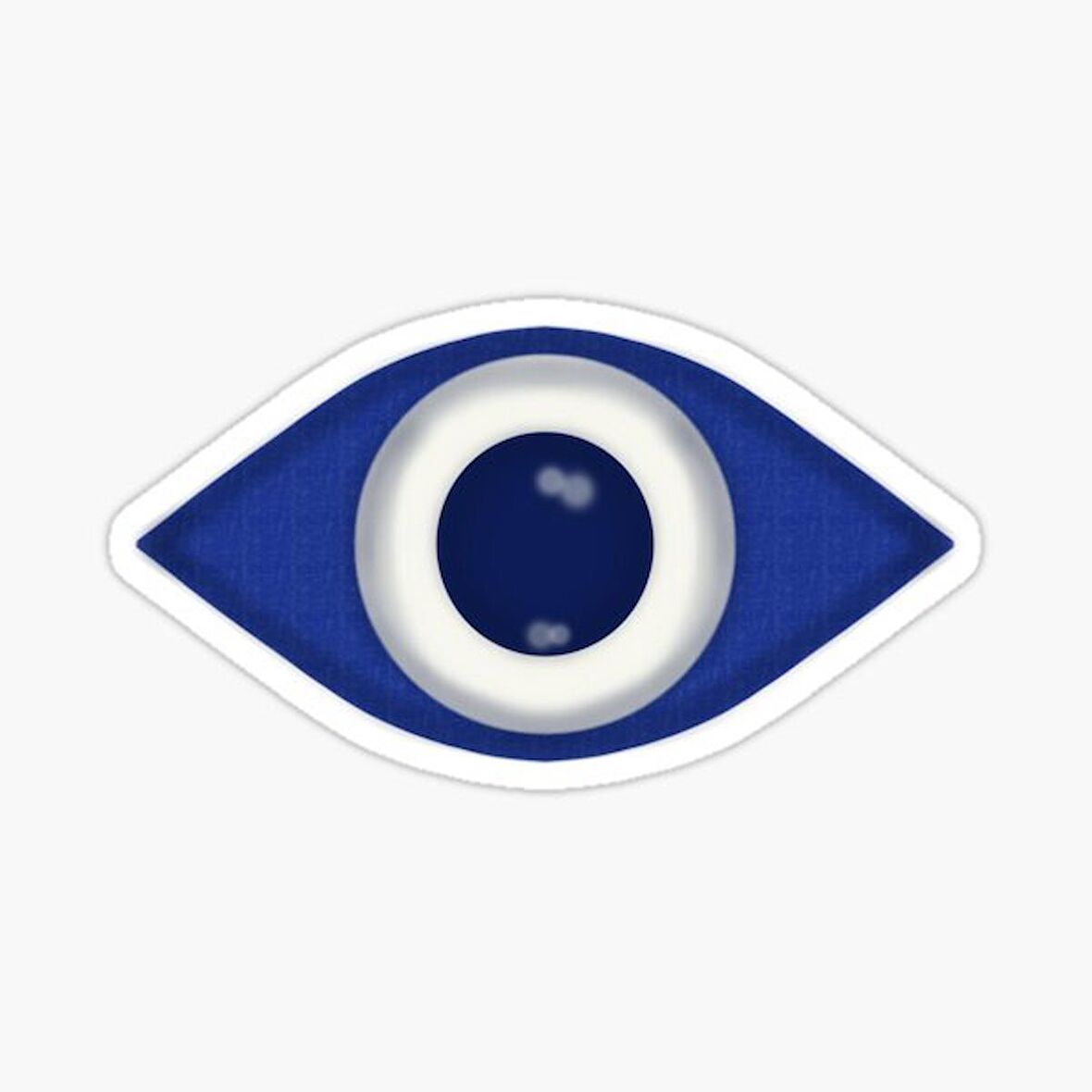 18cm Nazar Boncuğu Sticker Araba Duvar  Yapıştırma Etiket Mf12