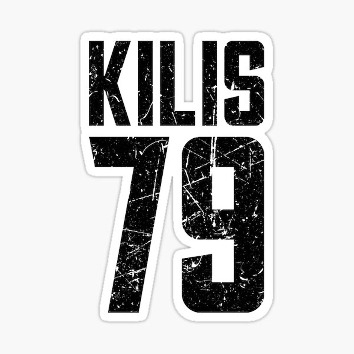 79 KİLİS Sticker Yapıştırma Oto Etiket 17cm