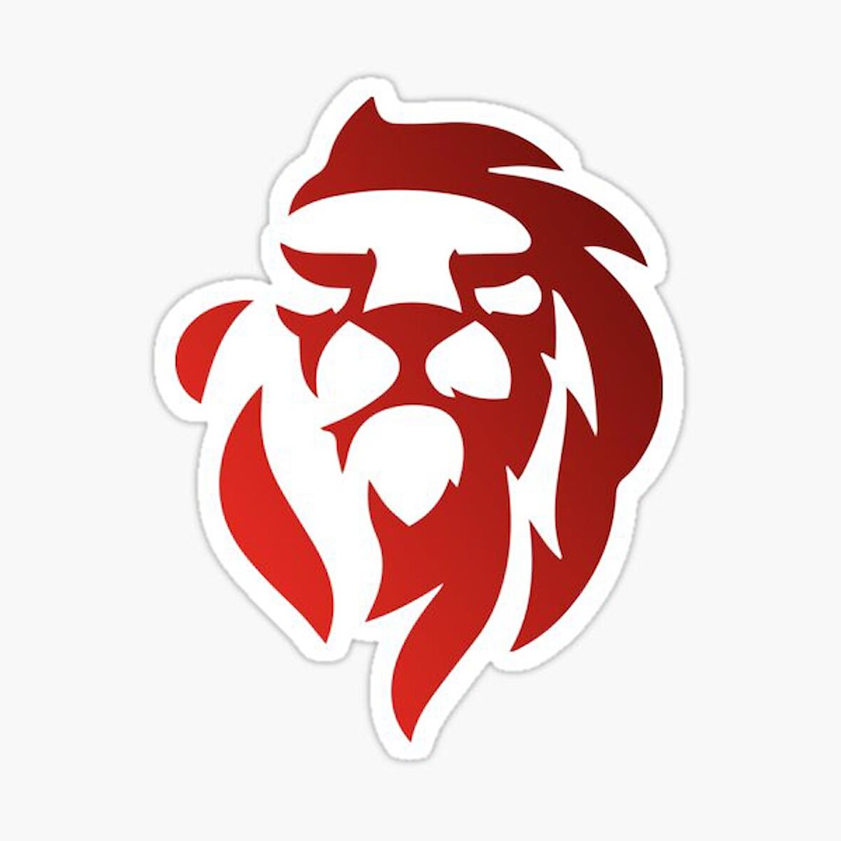 Aslan Araba Sticker Etiket Yapıştırması 19CM md9