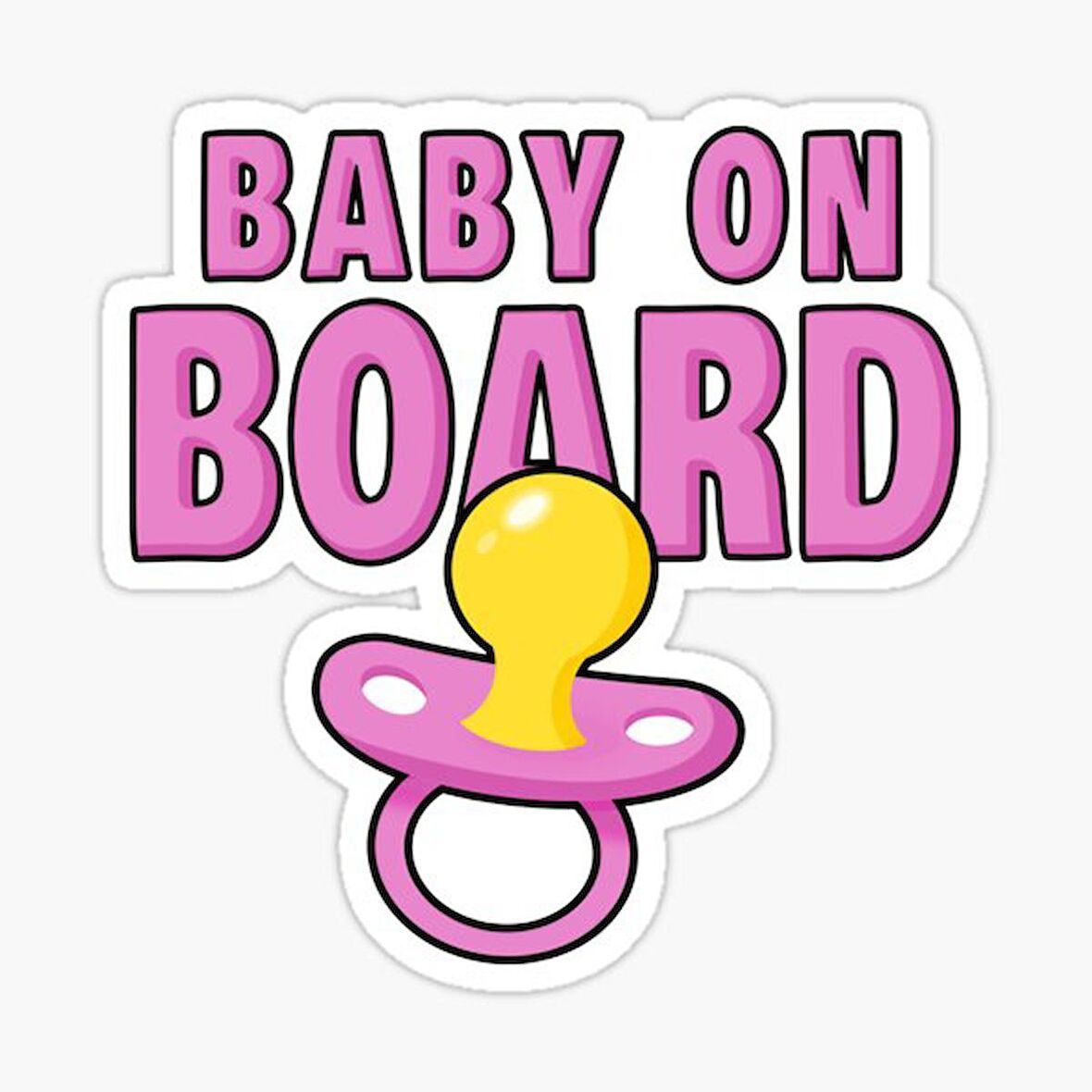 Baby On Board Arabada bebek var Oto Sticker Etiket 19CM md20