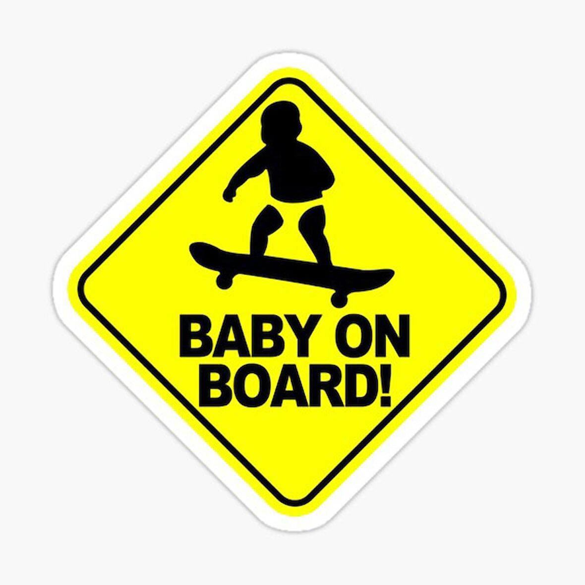 Baby On Board Arabada bebek var Oto Sticker Etiket 19CM md23