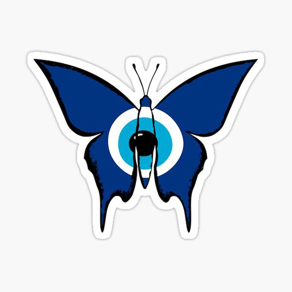 İlginç Nazar Boncuğu Sticker Duvar  Araba Yapıştırma Md1