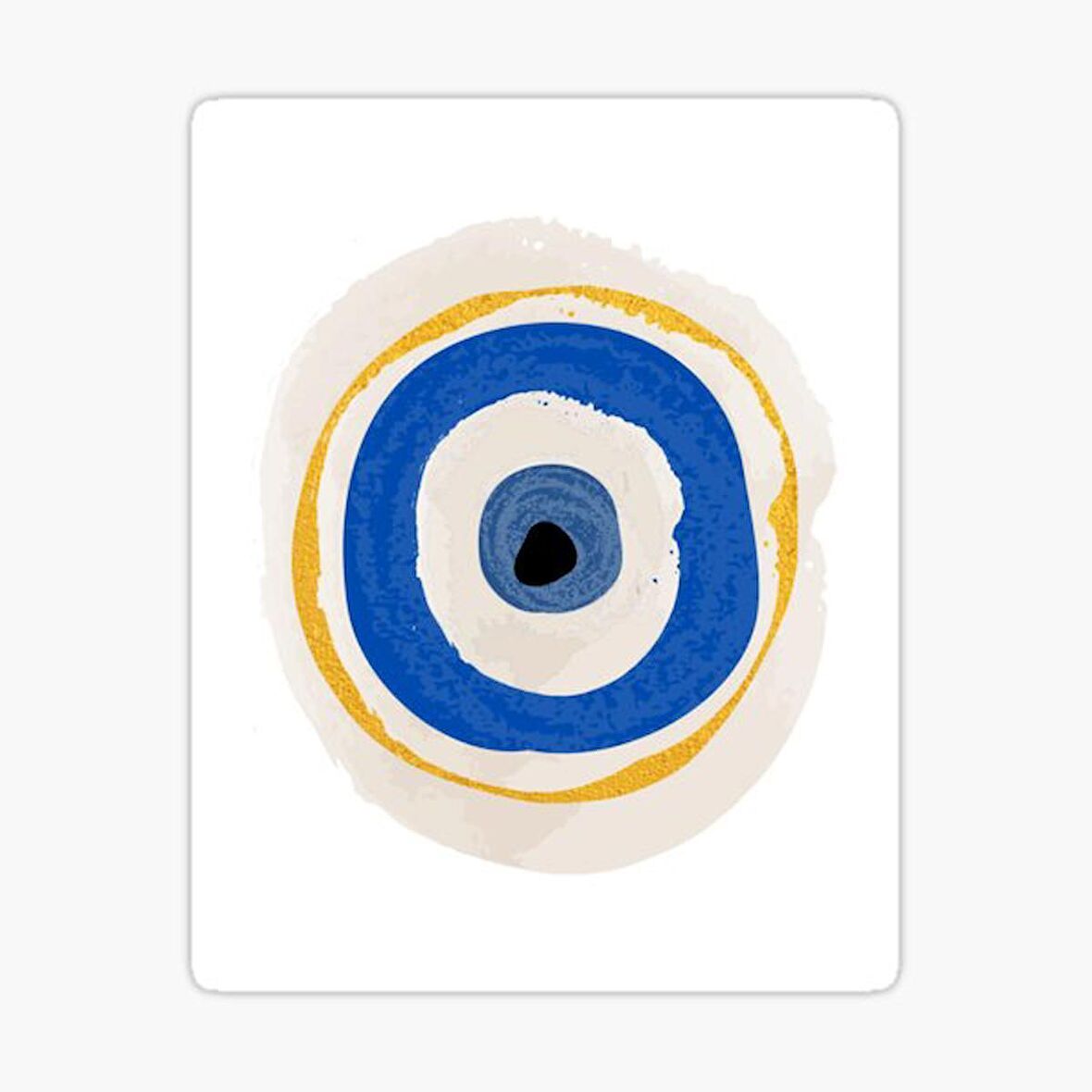 Nazar Araba Leptop Duvar ve Cam Yüzeyine Uygun 17cm md4