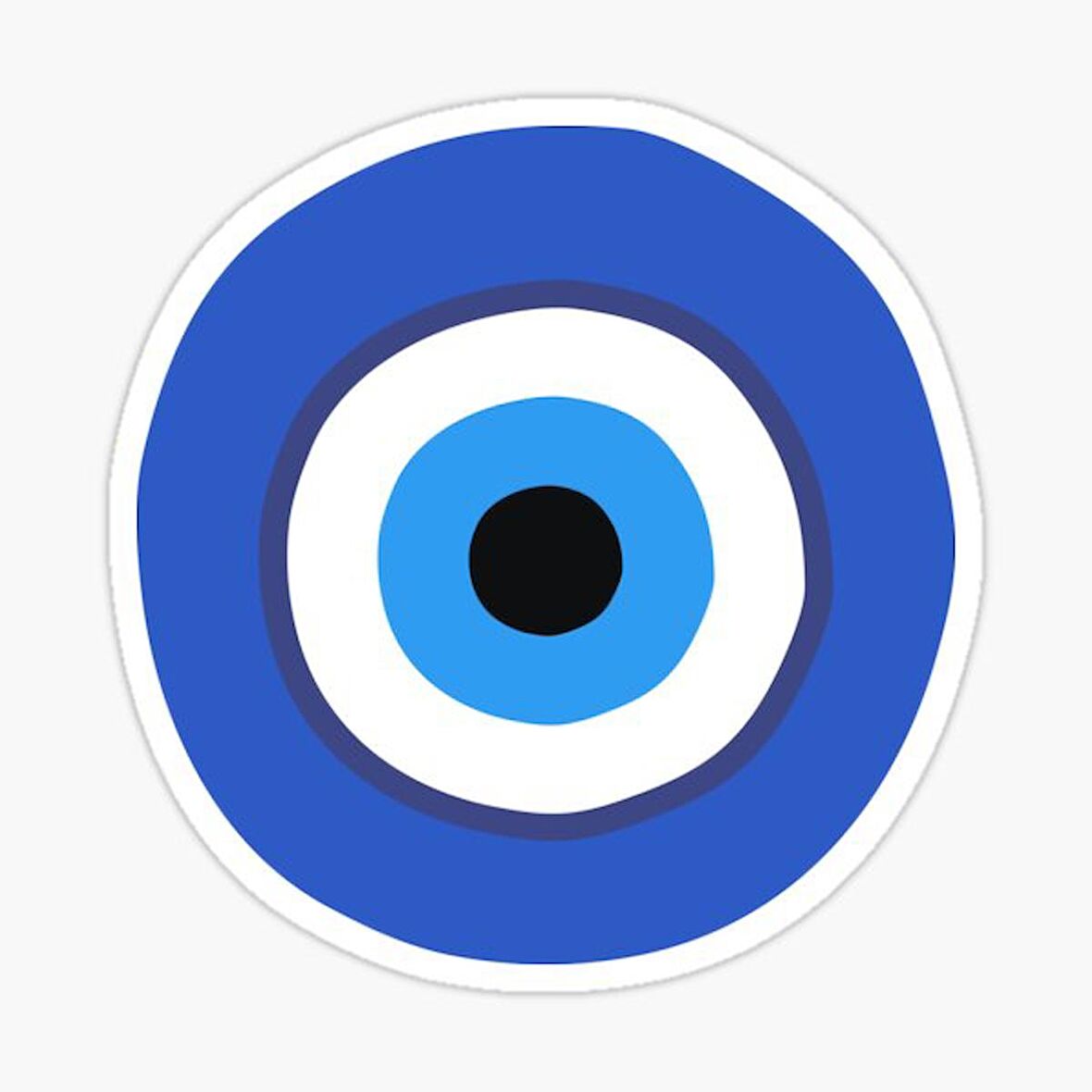 Nazar Boncuğu Sticker Araba 18cm Yapıştırma Etiket MD5