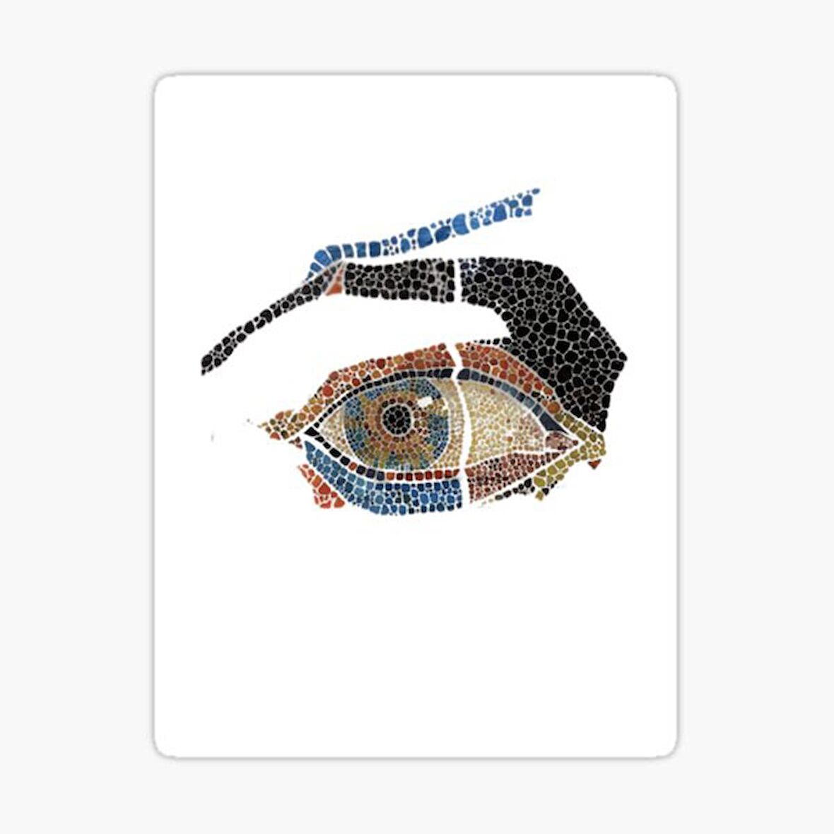 Nazar Boncuğu Sticker Araba 18cm Yapıştırma Etiket MD17