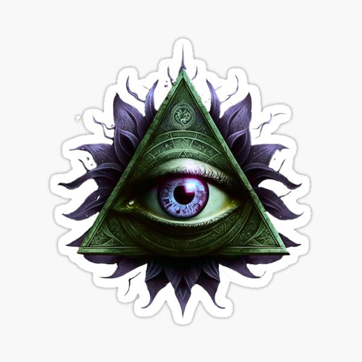 Nazar Boncuğu Sticker Araba 18cm Yapıştırma Etiket MD19