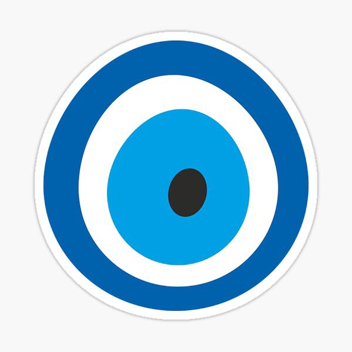 Nazar Boncuğu Sticker Araba 18cm Yapıştırma Etiket MD25