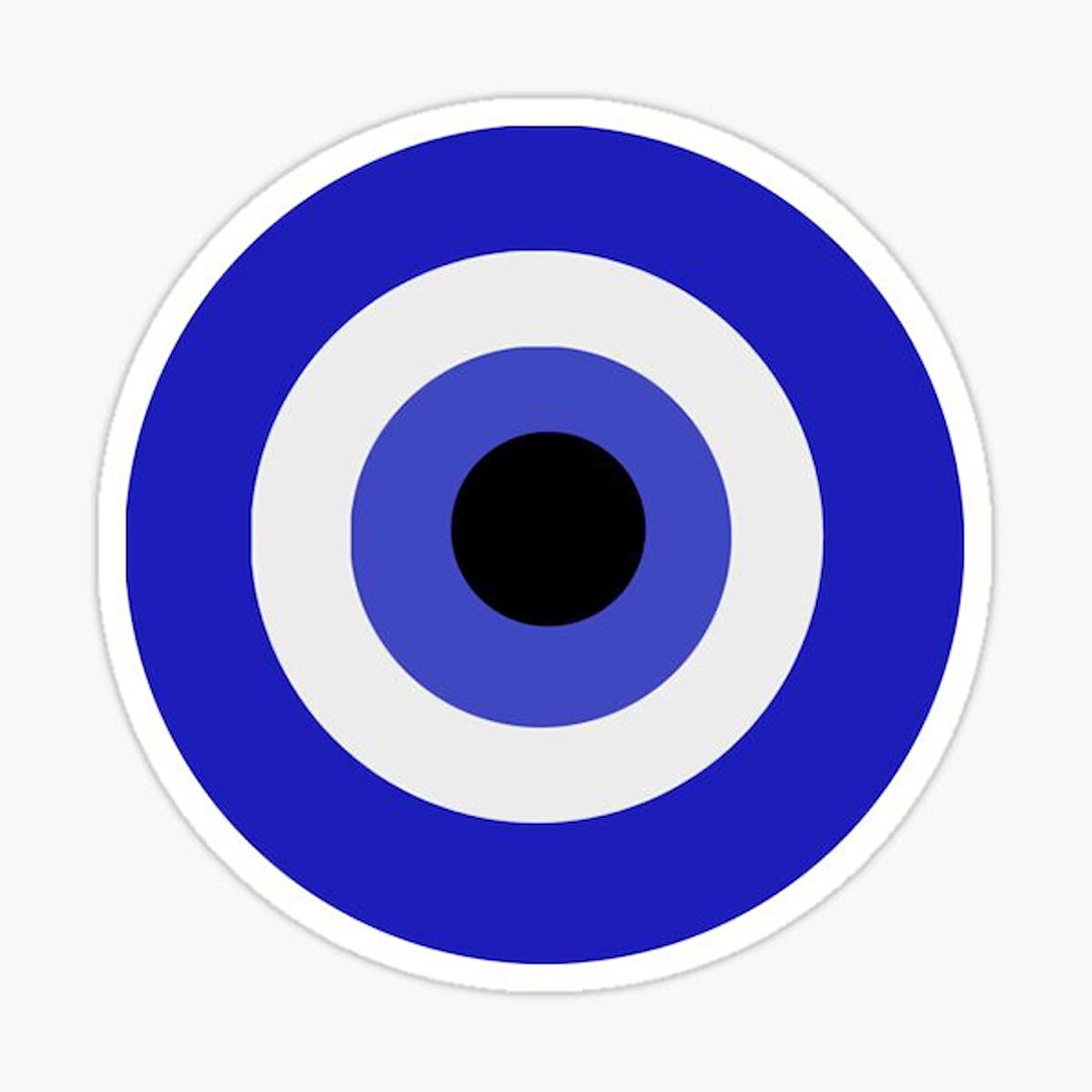 Nazar Boncuğu Sticker Araba 18cm Yapıştırma Etiket MD32