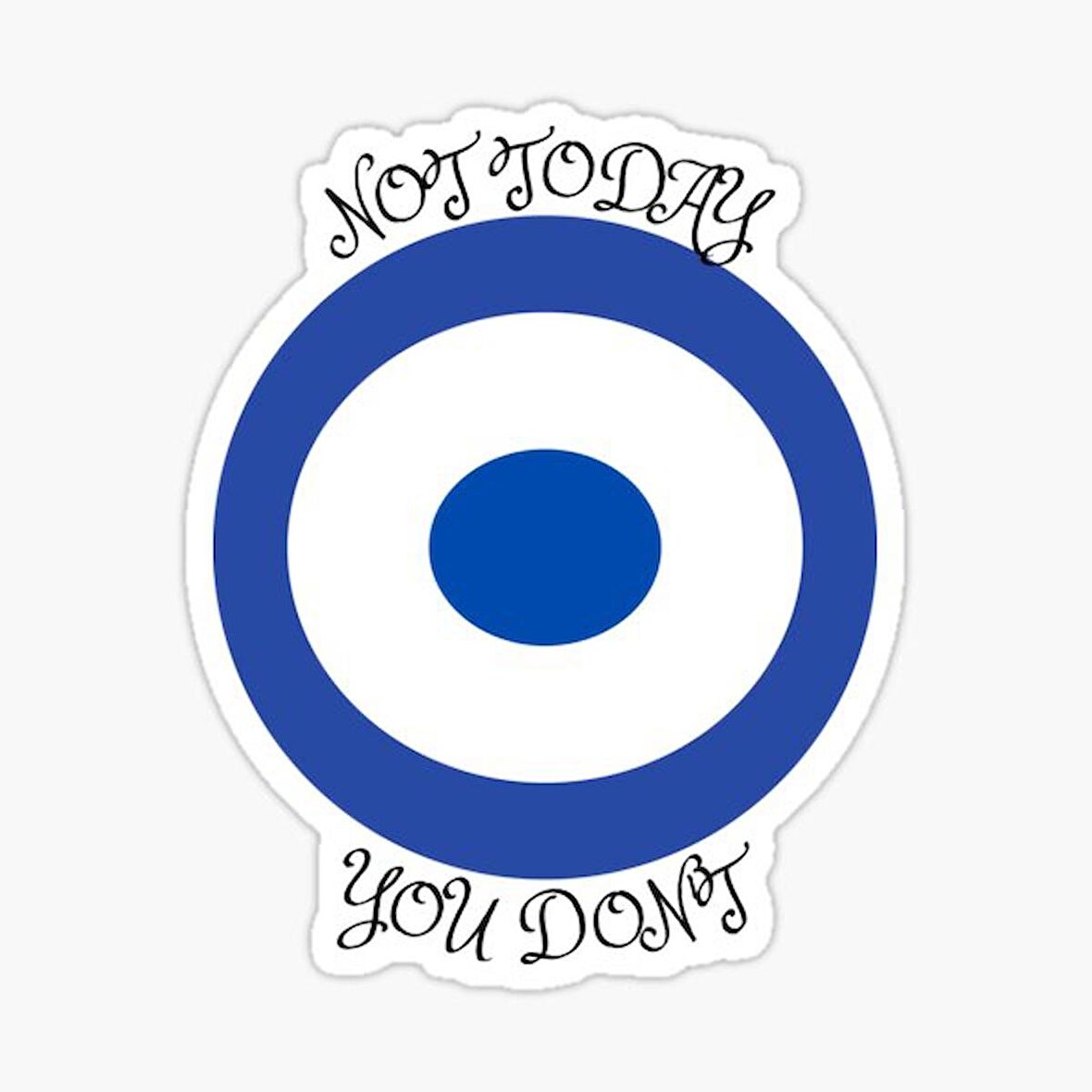 Nazar Etiketi Araba Leptop Duvar ve Cam  17cm md2