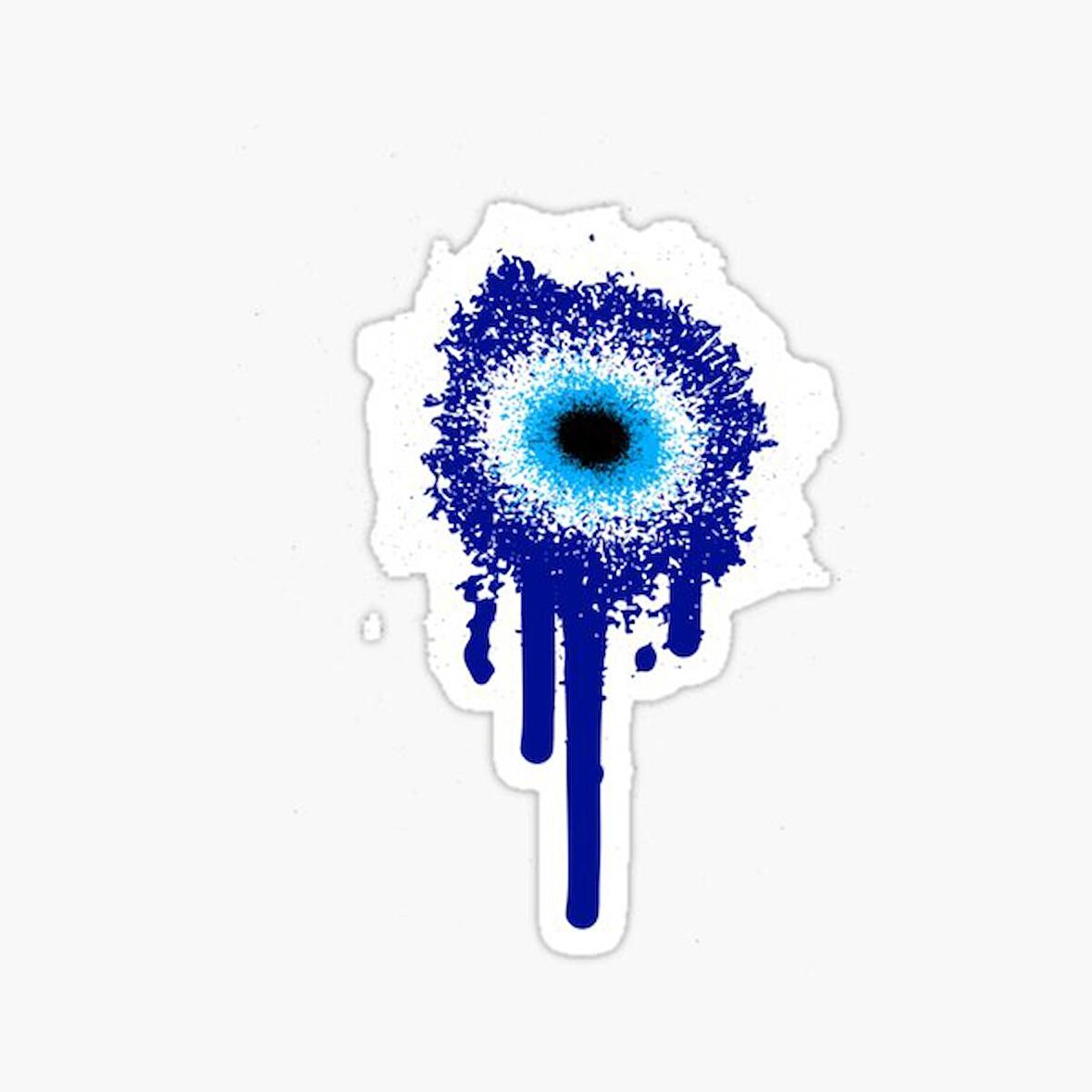 Nazar Etiketi Araba Leptop Duvar ve Cam  17cm md4