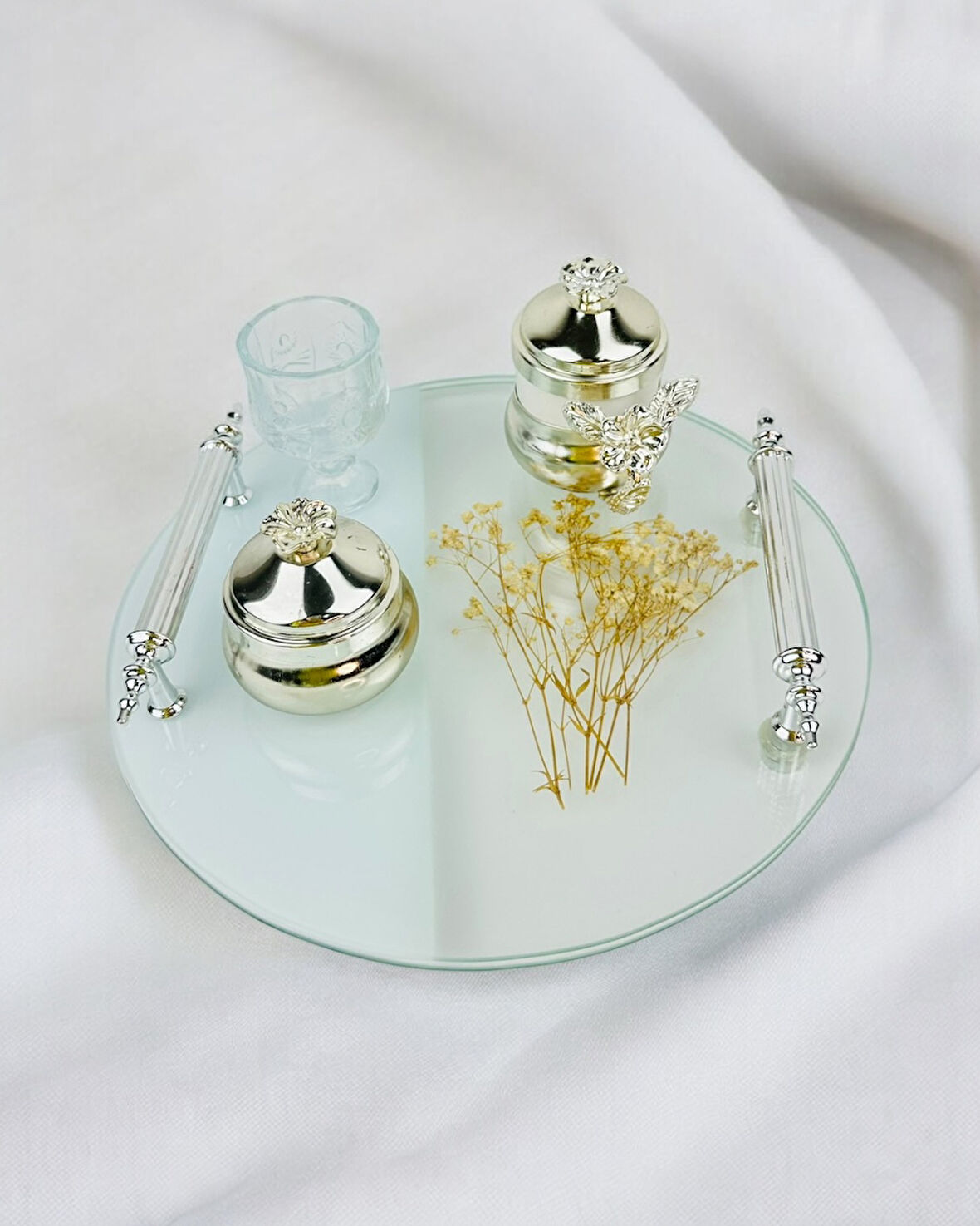 Radiant Nişan Damat Kahve Tepsisi