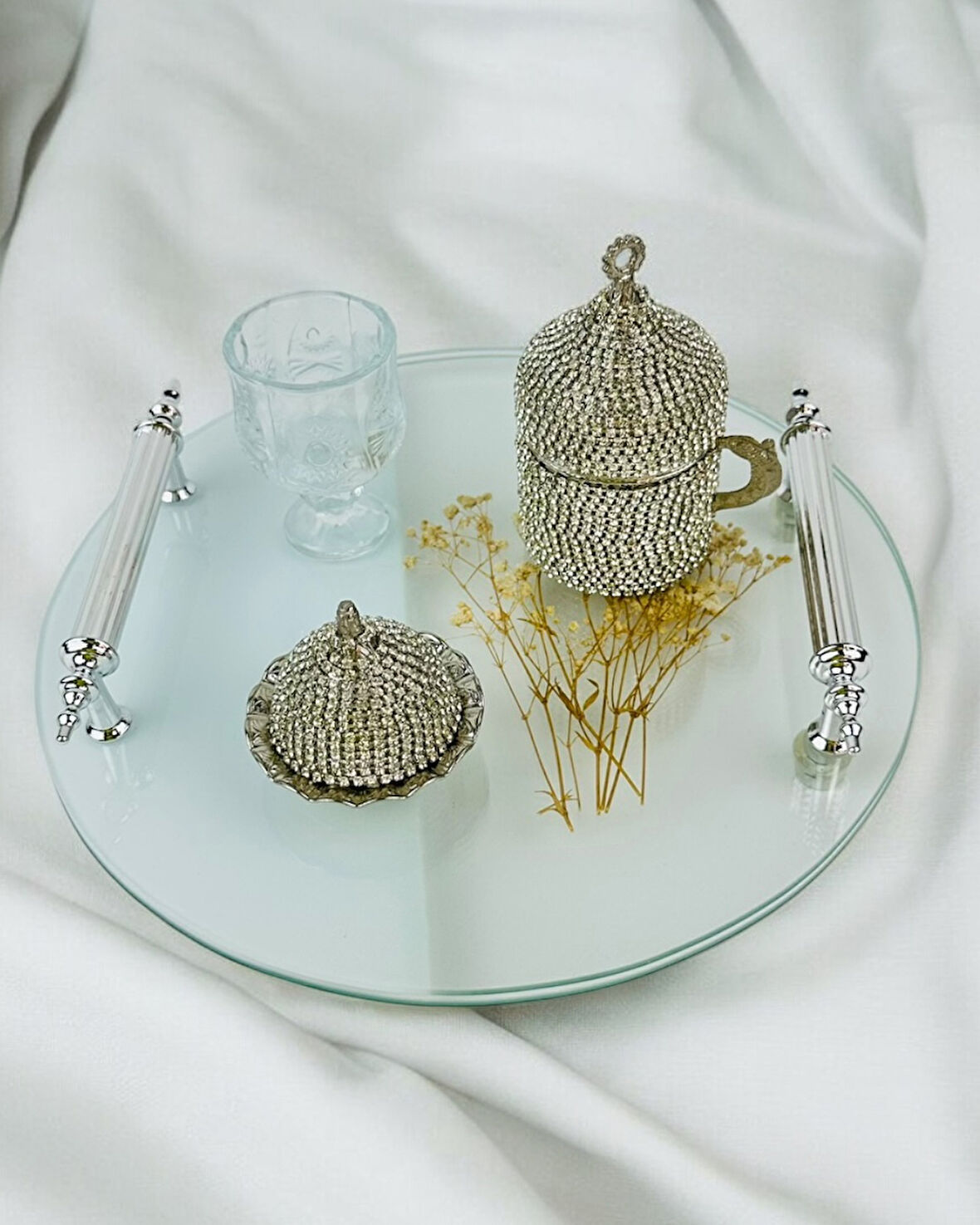 Radiant Nişan Damat Kahve Tepsisi