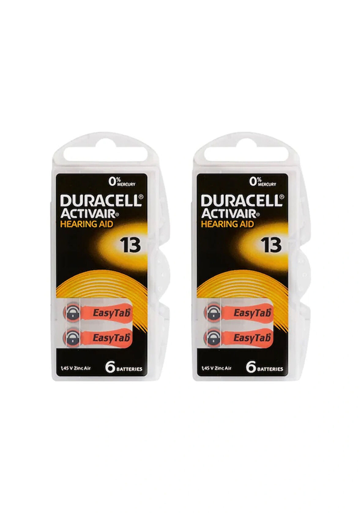 Duracell Activair PR48 13 Numara İşitme Cihazı Pili 6 x 2'li