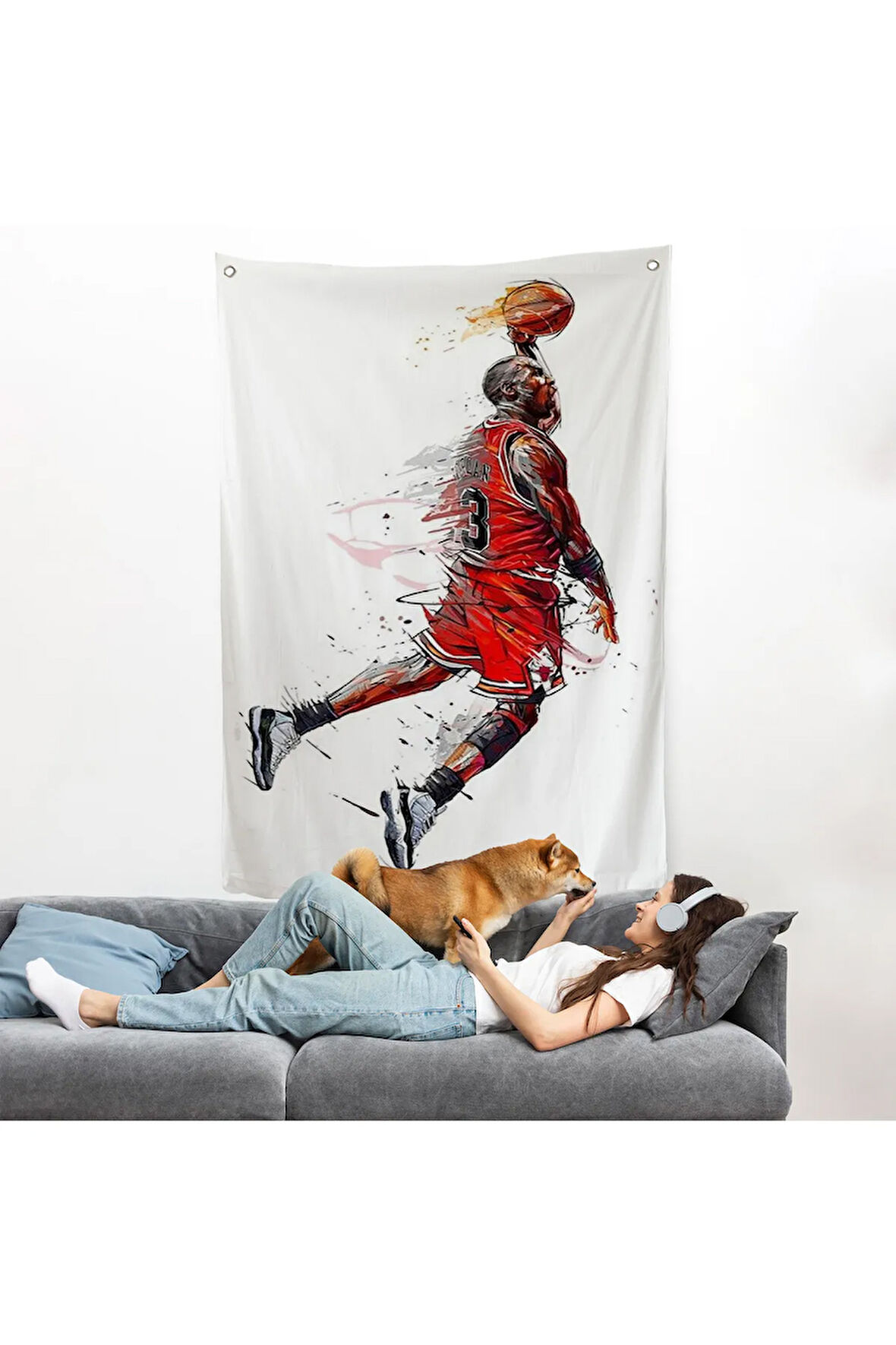 Michael Jordan Duvar Örtüsü-7787